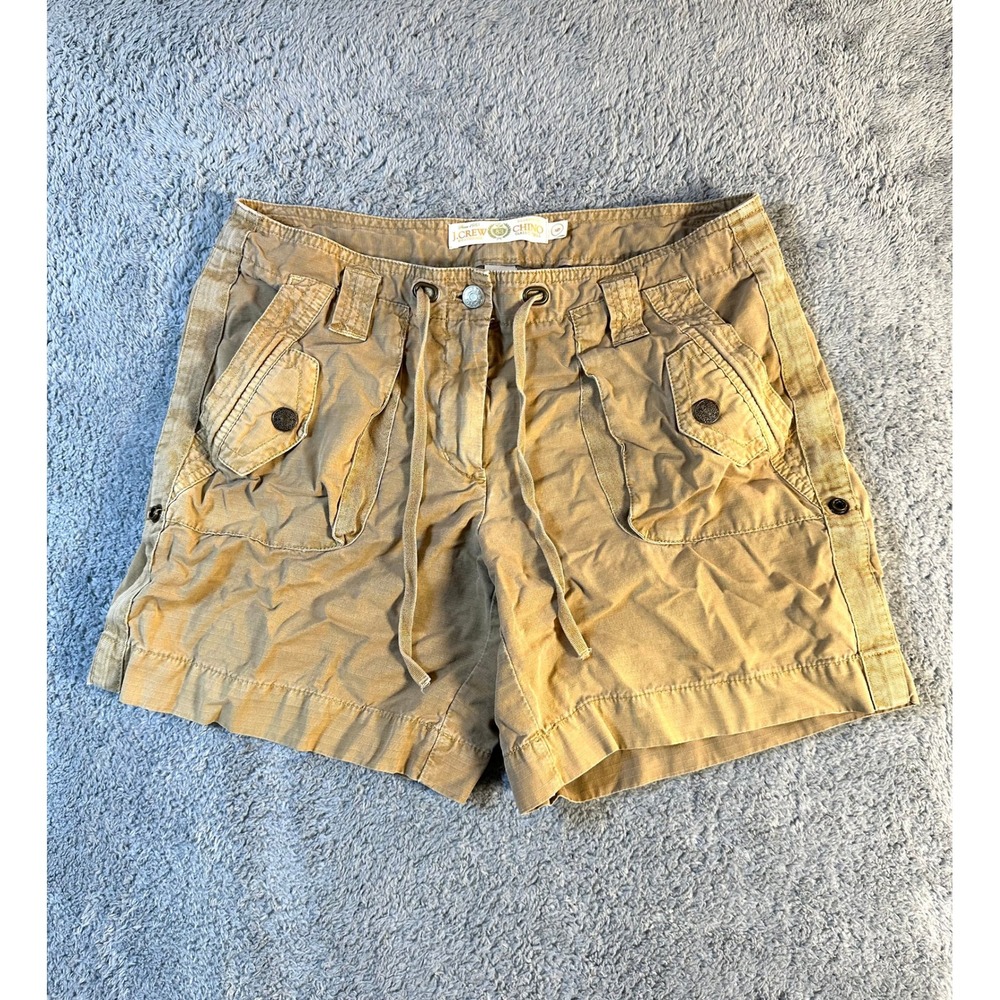 J. Crew Chino Shorts classic twill city fit 100% Cotton tan gorpcore women's 6